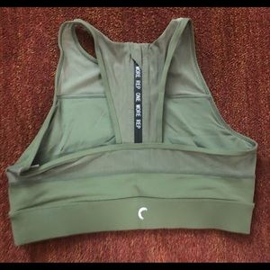 Zyia olive Green All Star Bra